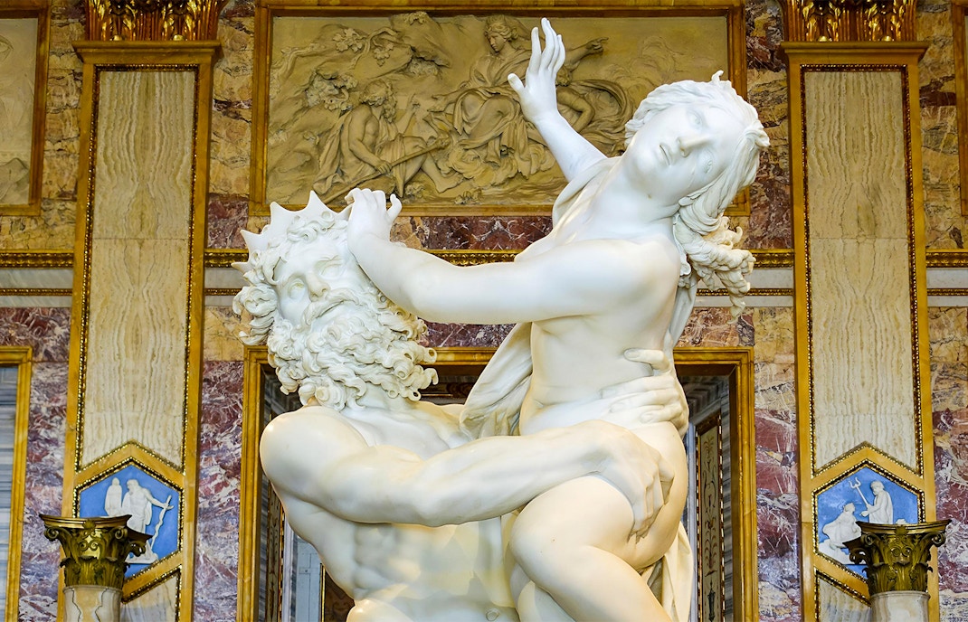 The Rape of Proserpina by Gian Lorenzo Bernini , Borghese Gallery