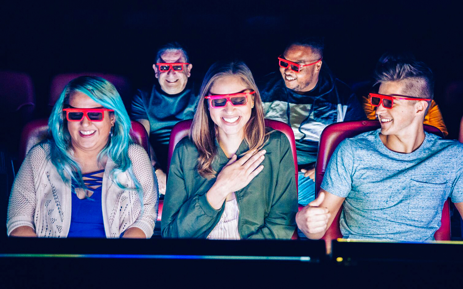 Guests enjoying a 4D experience at Madame Tussauds Hollywood.