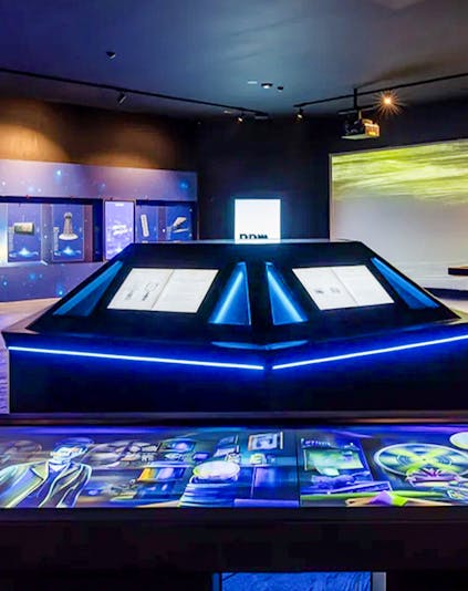 Guests exploring Istanbul Digital Experience Museum
