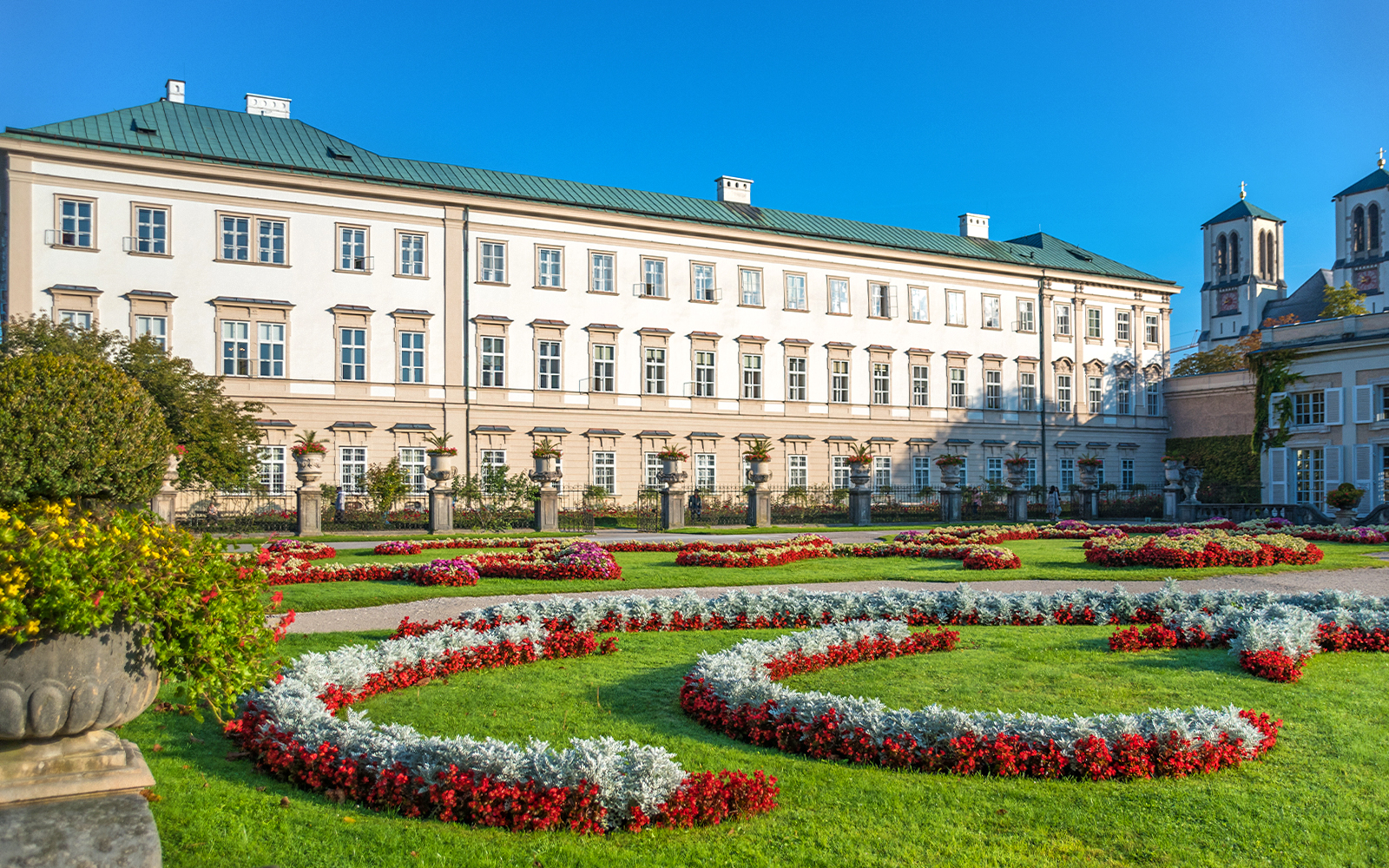 Waltz at the Mirabell Gardens on your Sound of Music Salzburg tour