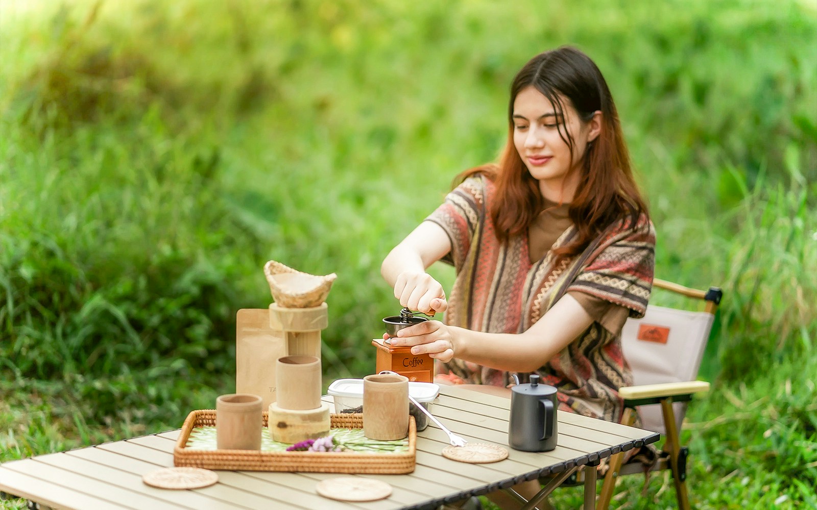 Visitors cooking Thai dishes at an elephant sanctuary in Thailand.