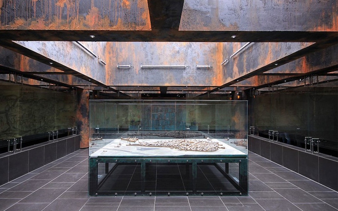 Model of Krakow in a museum display, part of the Krakow Card attractions pass.