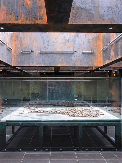 Model of Krakow in a museum display, part of the Krakow Card attractions pass.