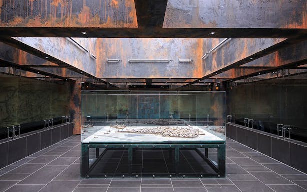 Model of Krakow in a museum display, part of the Krakow Card attractions pass.