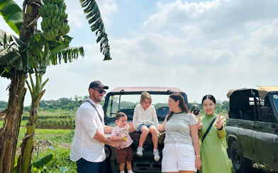 Hanoi Guided Jeep City Tour with Train Street, French Quarter and Red River Communities