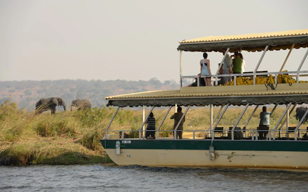 Chobe River Boat Safari with Wildlife Viewing, Lunch, and Transfers