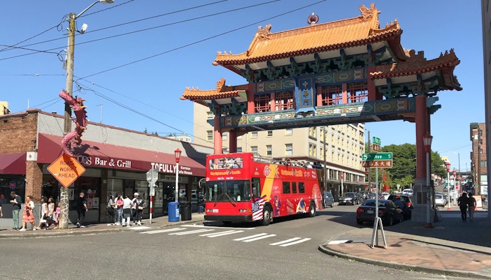 Seattle City Sightseeing hop-on hop-off bus
