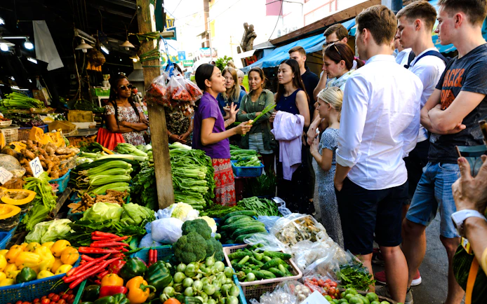 Chiang Mai Thai Cooking Class with Local Market and Organic Garden Visit