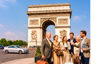 rondleiding met versnelde toegang bij de arc de triomphe, inclusief toegang tot het dakterras en een macaronproeverij-1