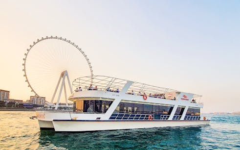 sunset cruise in dubai marina with buffet dinner-1