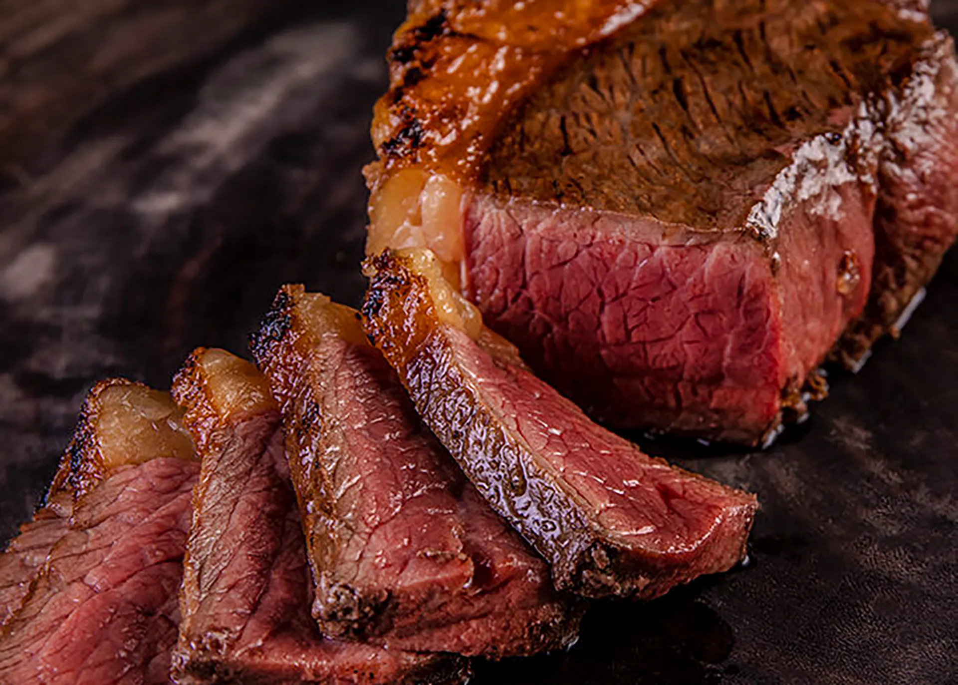 Sliced grilled meat at a Brazilian steakhouse in Rio de Janeiro.
