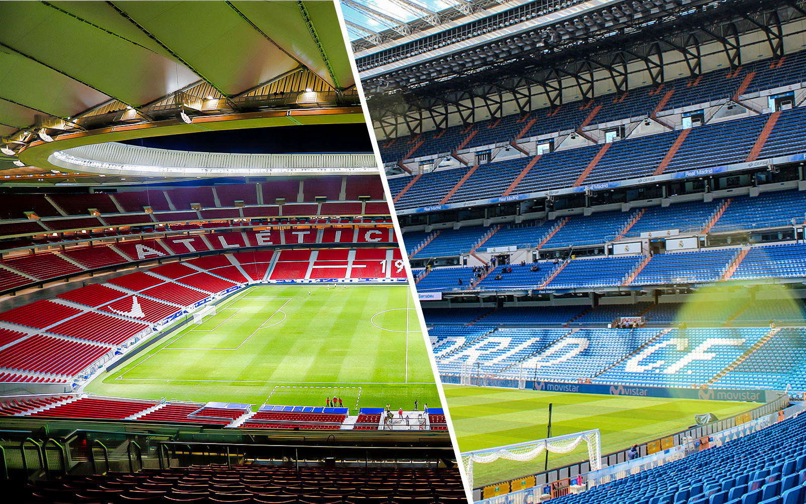 Combo (Save 5%): Atlético Madrid + Santiago Bernabeu Stadium Tickets