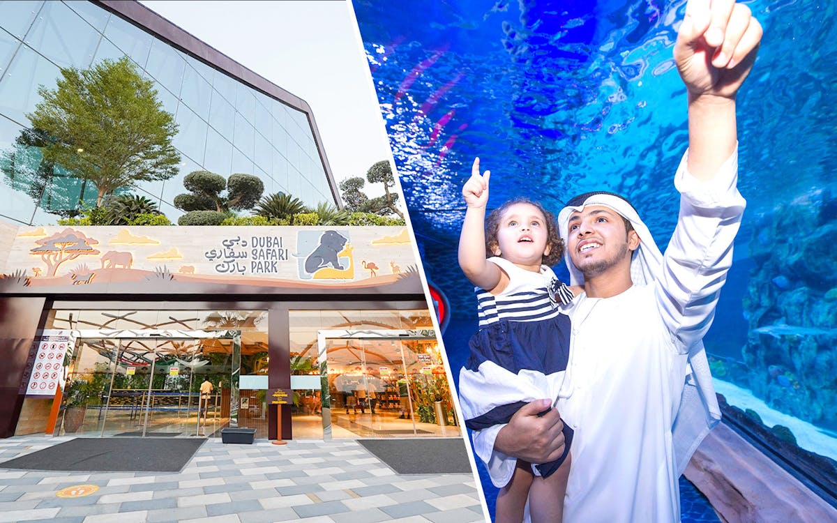 combo: dubai safari park with safari journey + dubai aquarium & underwater zoo tickets-1 combo: dubai safari park with safari journey + dubai aquarium & underwater zoo tickets-1