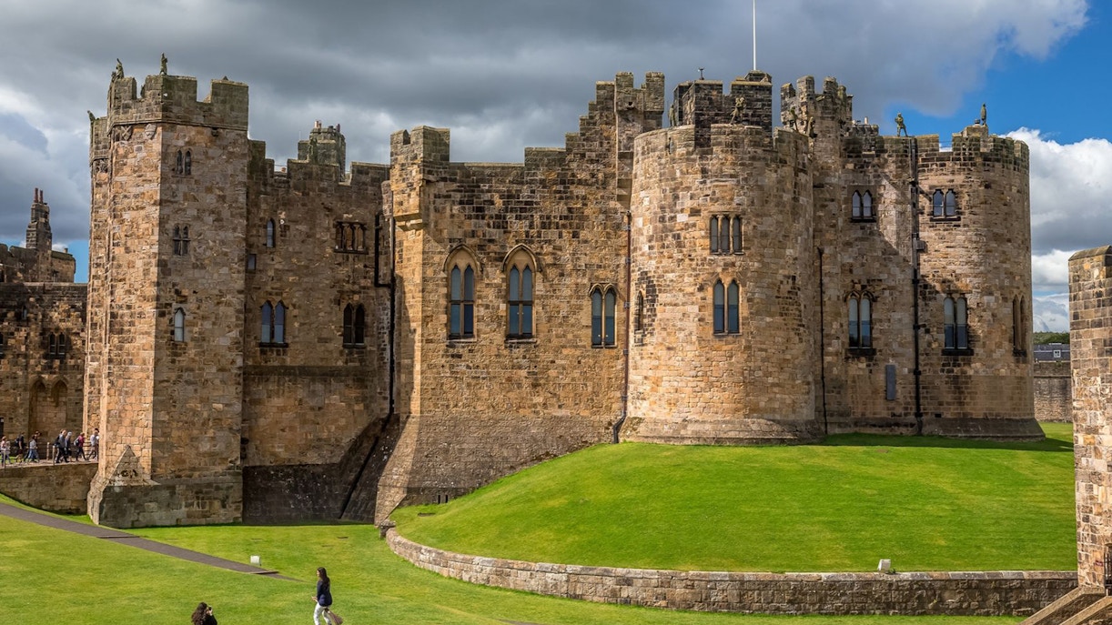 Exterior view of the Alnwick Castle