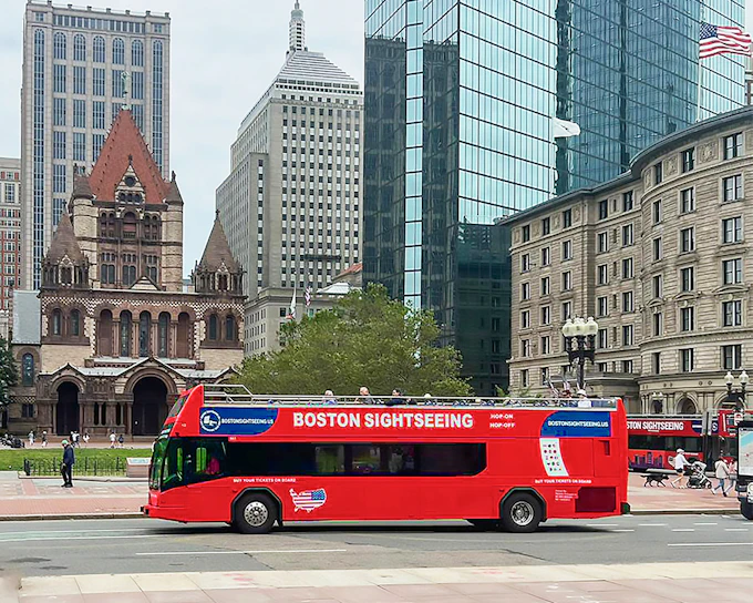 Boston Sightseeing: Hop-on Hop-off Bus Tour