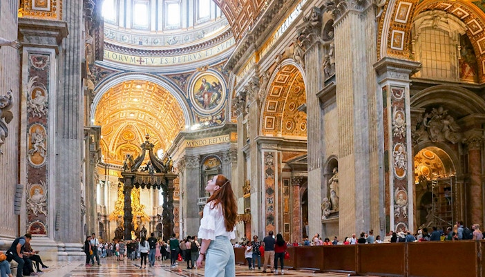 Inside St. Peter's Basilica