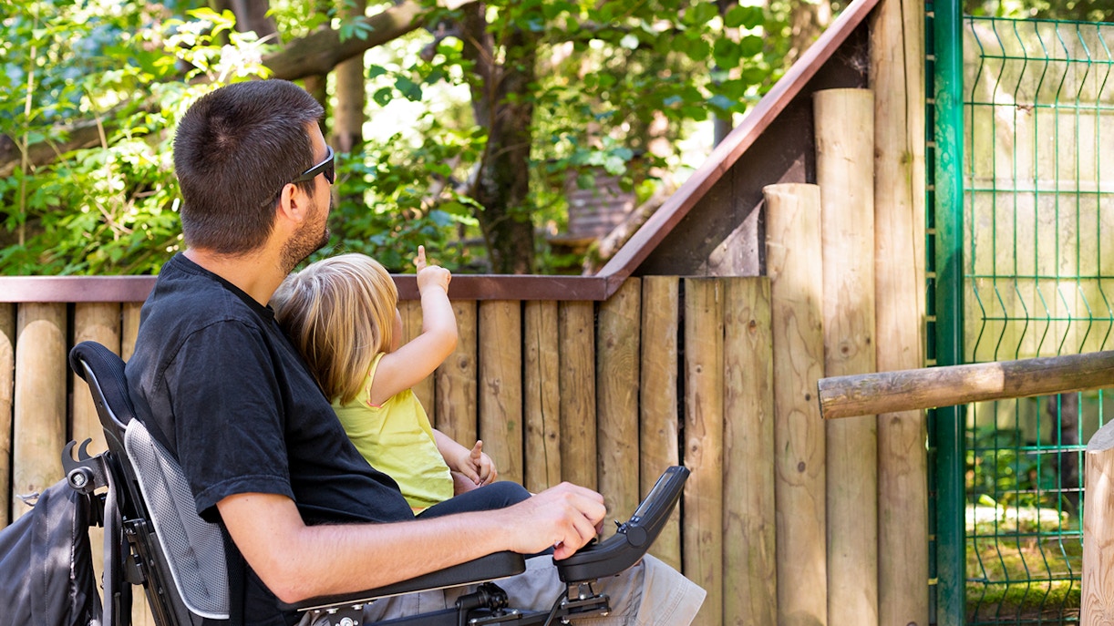 Wheelchair accessibility in Miami zoo
