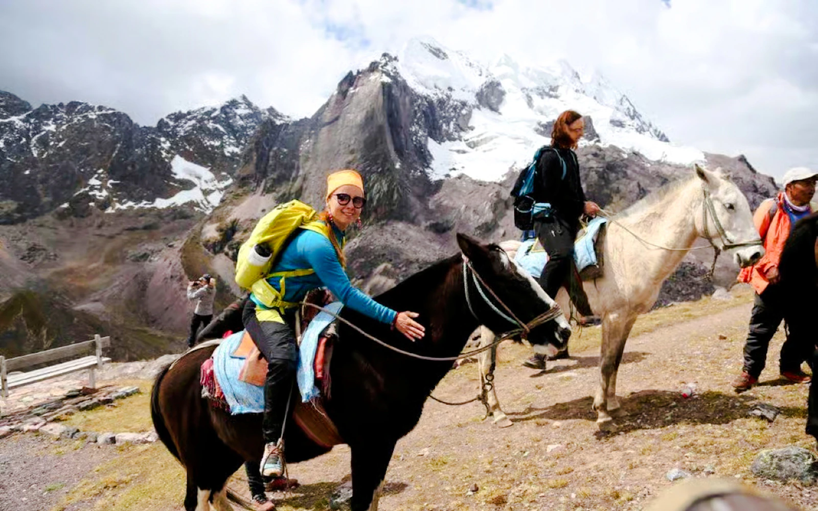 From Cusco: Full-Day 7 Lakes of Ausangate Horseback Riding Tour with Breakfast and Lunch.
