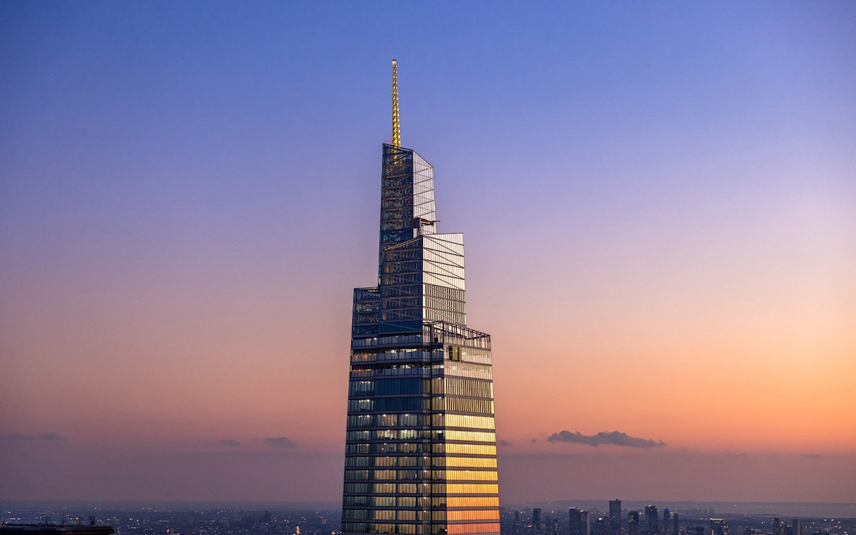 One Vanderbilt skyscraper at sunset, New York City, Combo Save 21% offer tours 16722 and 29099.