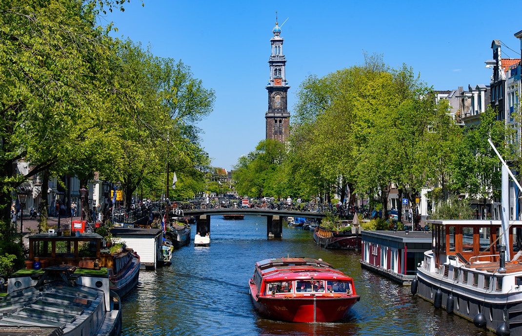 Uno scorcio dei canali di Amsterdam