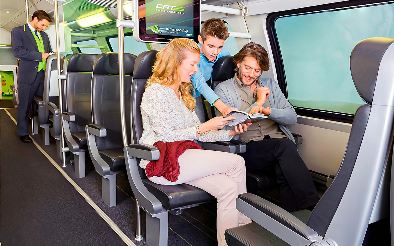 Bilhete para uma viagem no trem do aeroporto (CAT): do Aeroporto de Viena para a estação Wien Mitte ou vice-versa — 2