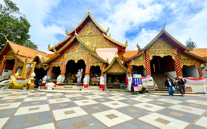 Chiang Mai Private Van Charter to Doi Suthep Temple and White Hmong Village for up to 8 Guests