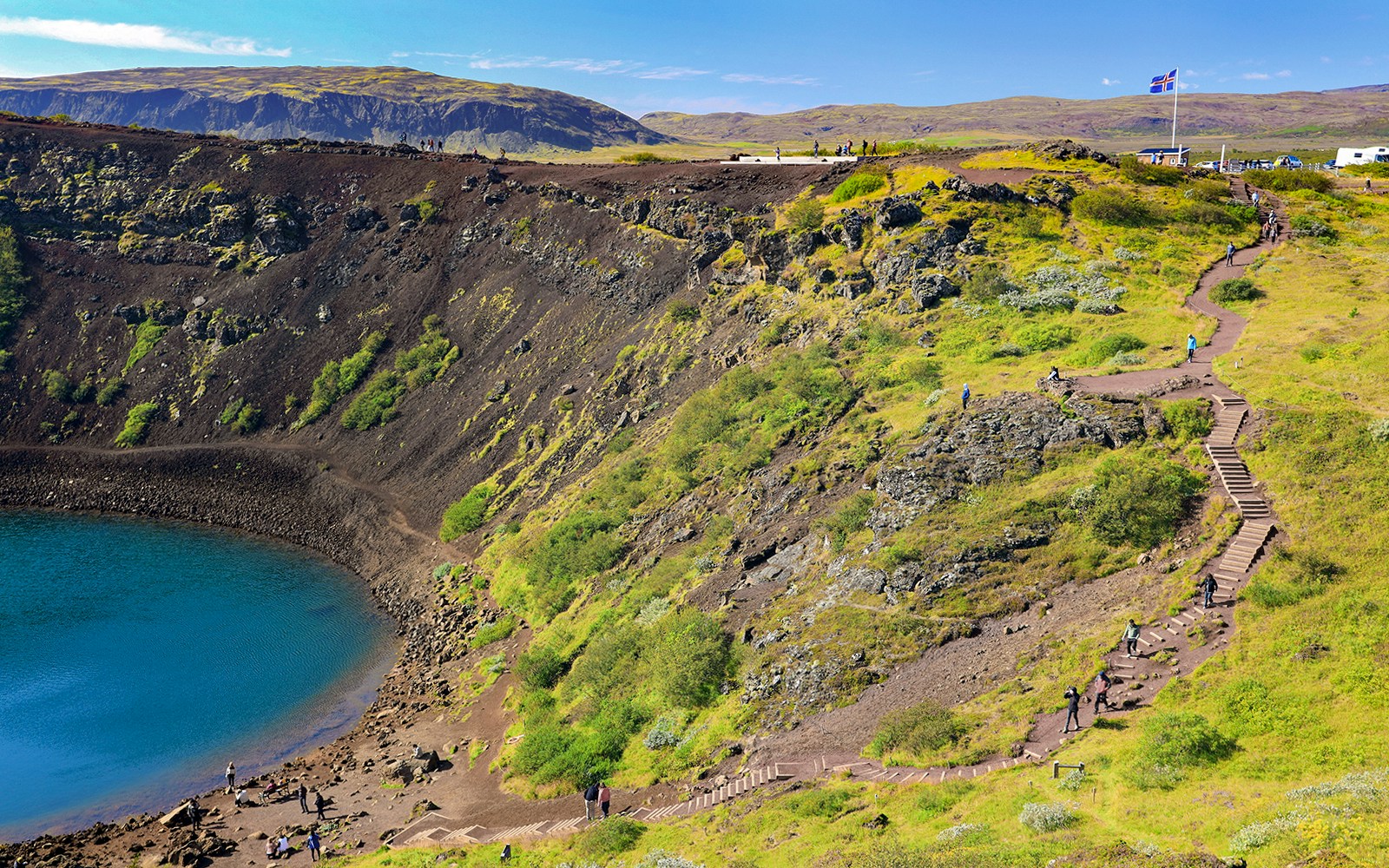A visual journey through the Kerid Crater
