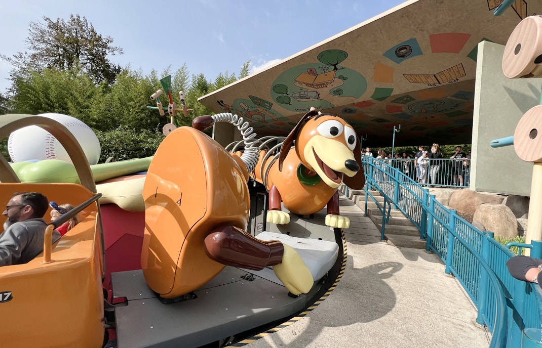 Slinky Dog ride at Toy Story Playland, Disneyland Paris.
