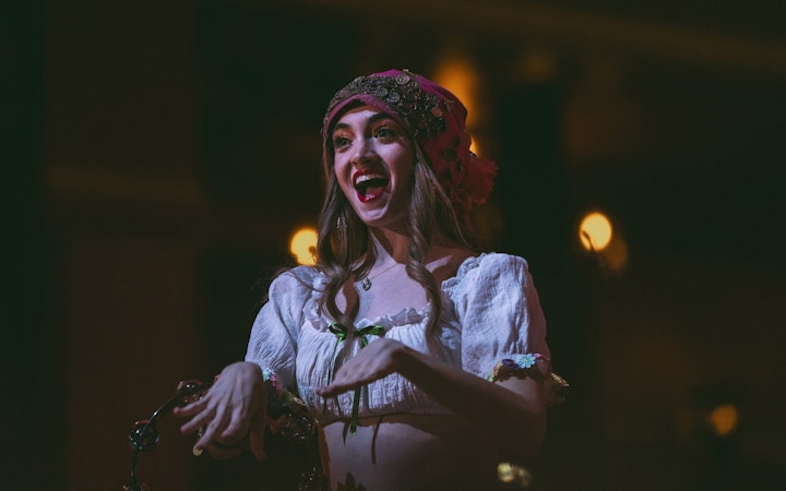 Performer at Tournament of Kings show in Las Vegas.