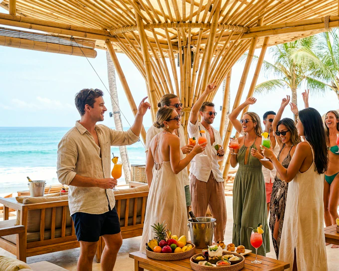 FINNS Beach Party Lagoon Zone: Party Platform (up to 20 pax)