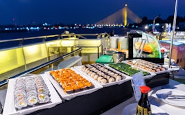 Middag ombord | Övernattning i Luxor