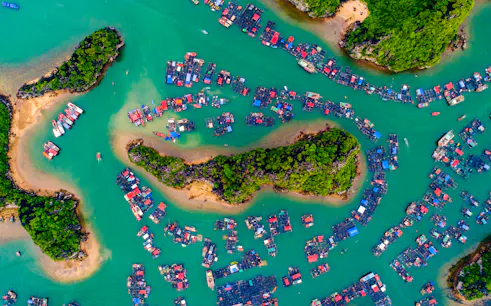 from hanoi: lan ha bay and ha long bay day cruise with kayaking and seafood lunch-1
