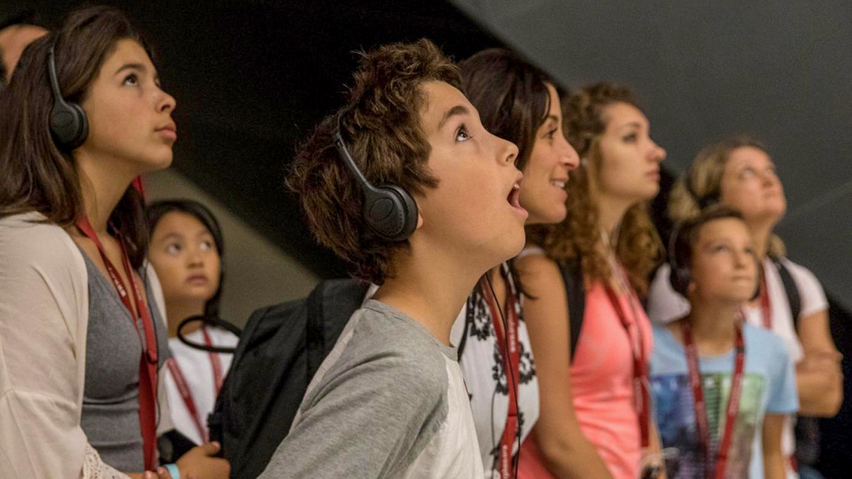Audio guides at the 9/11 museum