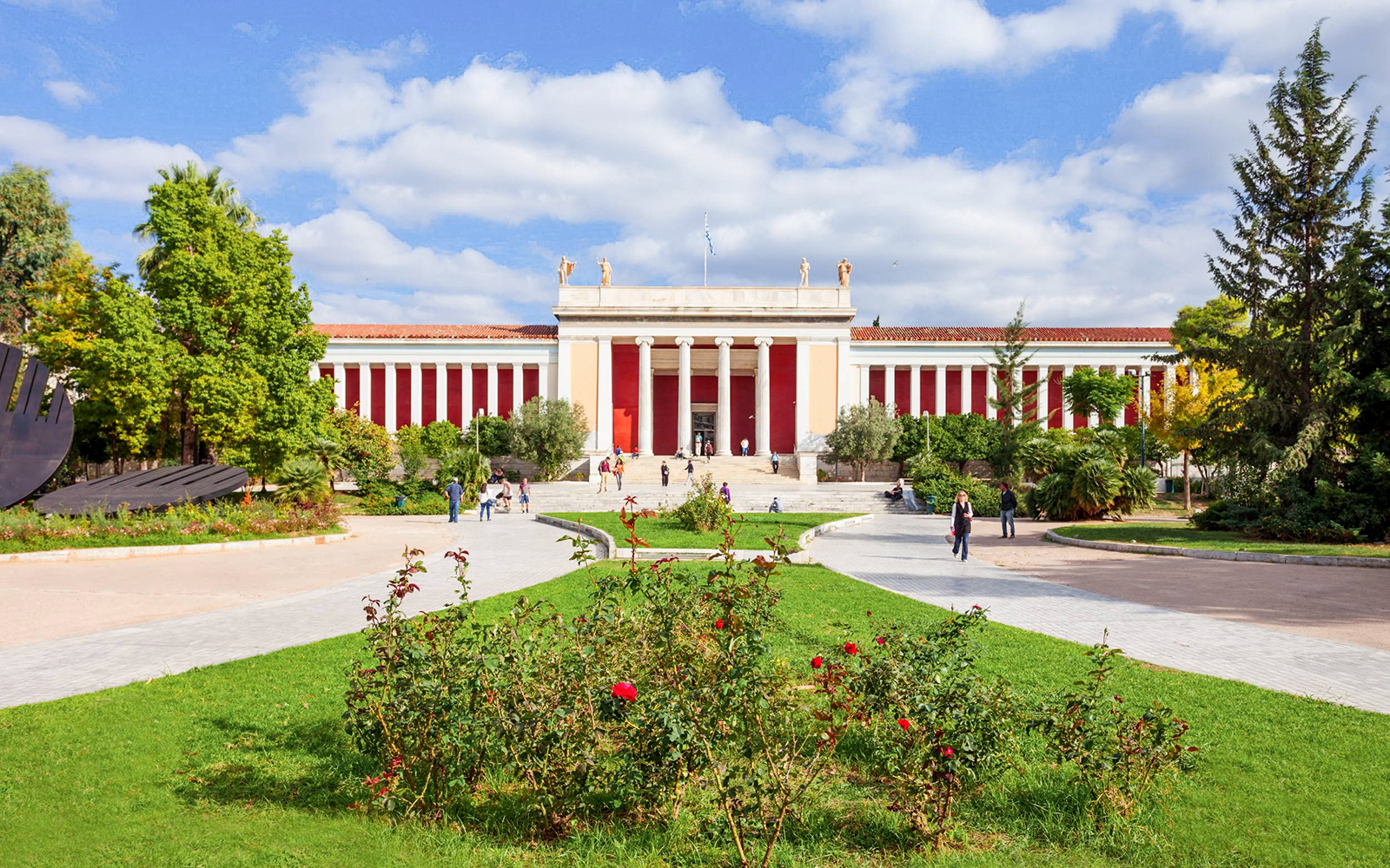 National Archaeological Museum Athens entrances