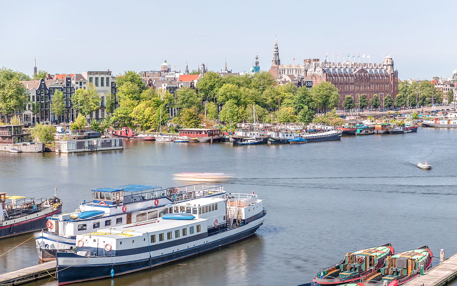 Oosterdok harbor Amsterdam