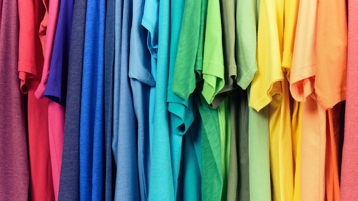 Colourful clothes