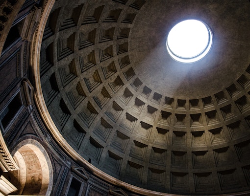 Rome Pantheon Oculus Circular Opening
