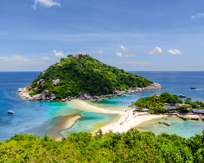 From Koh Samui: Koh Tao and Koh Nang Yuan Snorkeling Day Trip by Speedboat (Product 53672)