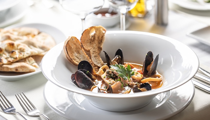 Seafood at Mercato Pompeiano Restaurant