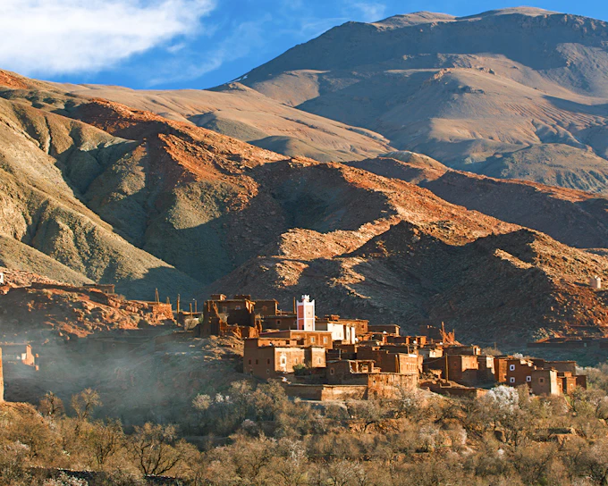 From Marrakech: Private Ourika Valley, Atlas Mountains and Waterfall Tour