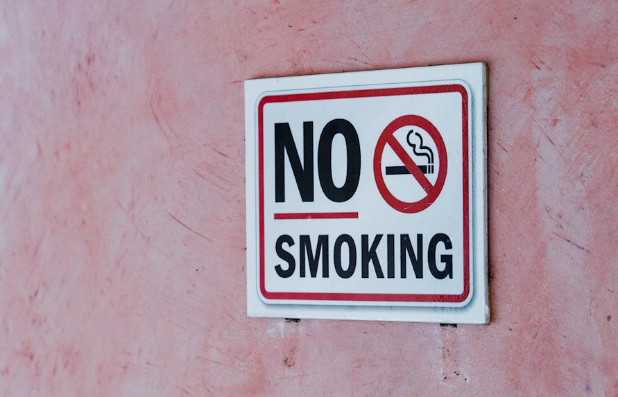 Don'ts - This is a Photograph of No Smoking Sign