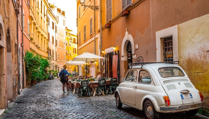 Trastevere street restaurant