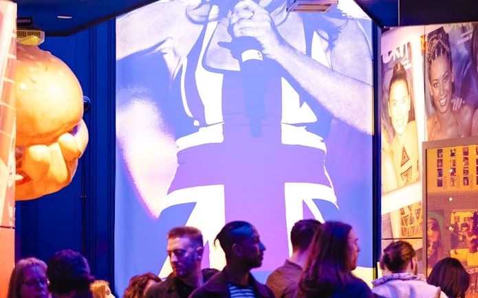 Visitors exploring exhibits at the British Music Experience in Liverpool.