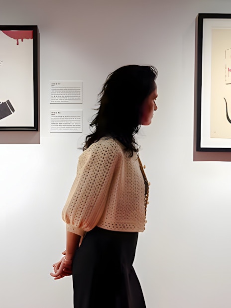 Banksy artwork featuring rats at the Limitless Exhibition.