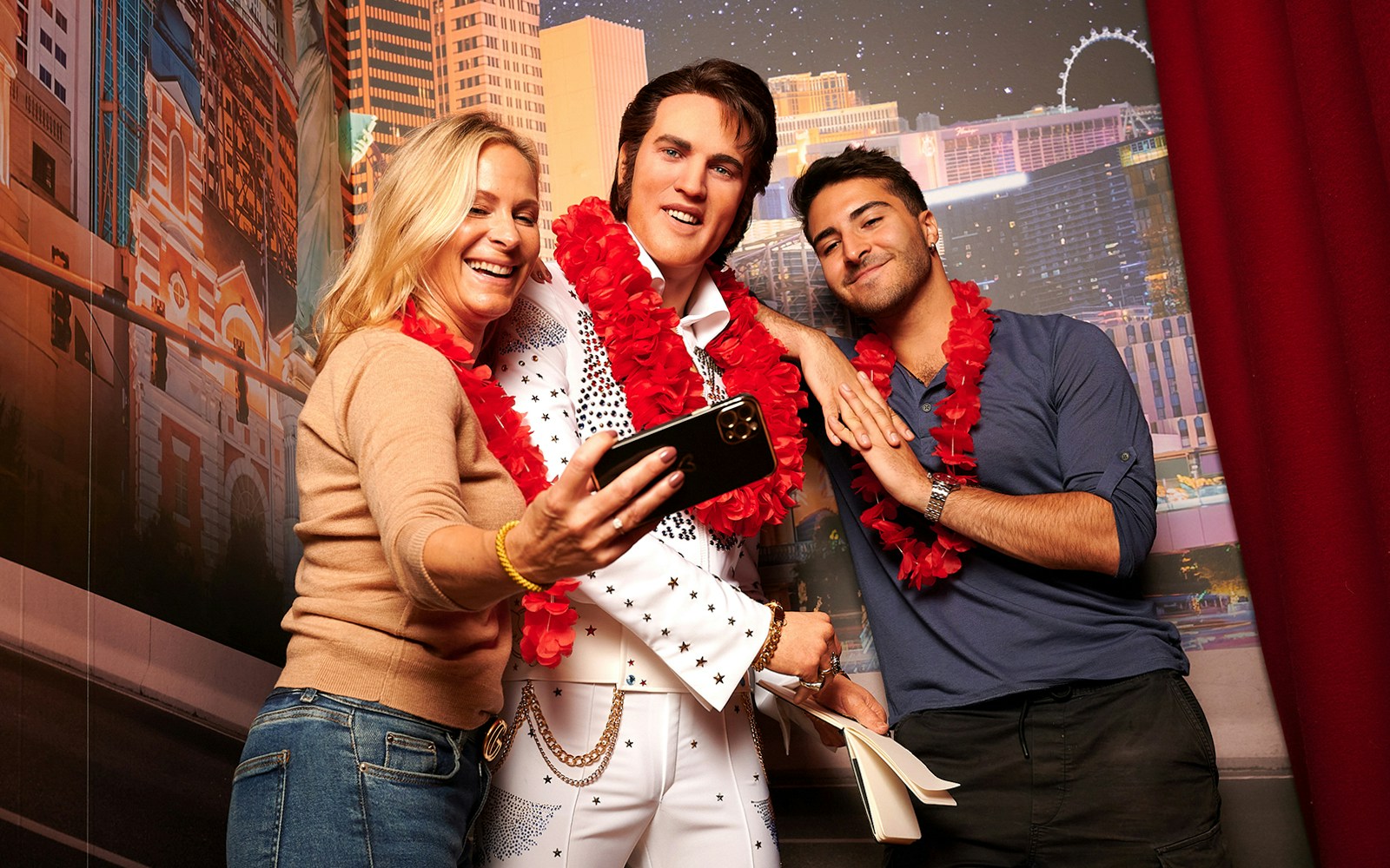 Elvis Presley wax figure at Madame Tussauds Berlin.