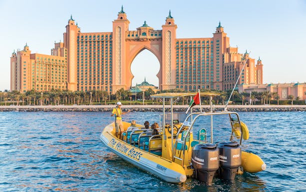 Speedboat tour near Atlantis, The Palm in Dubai.