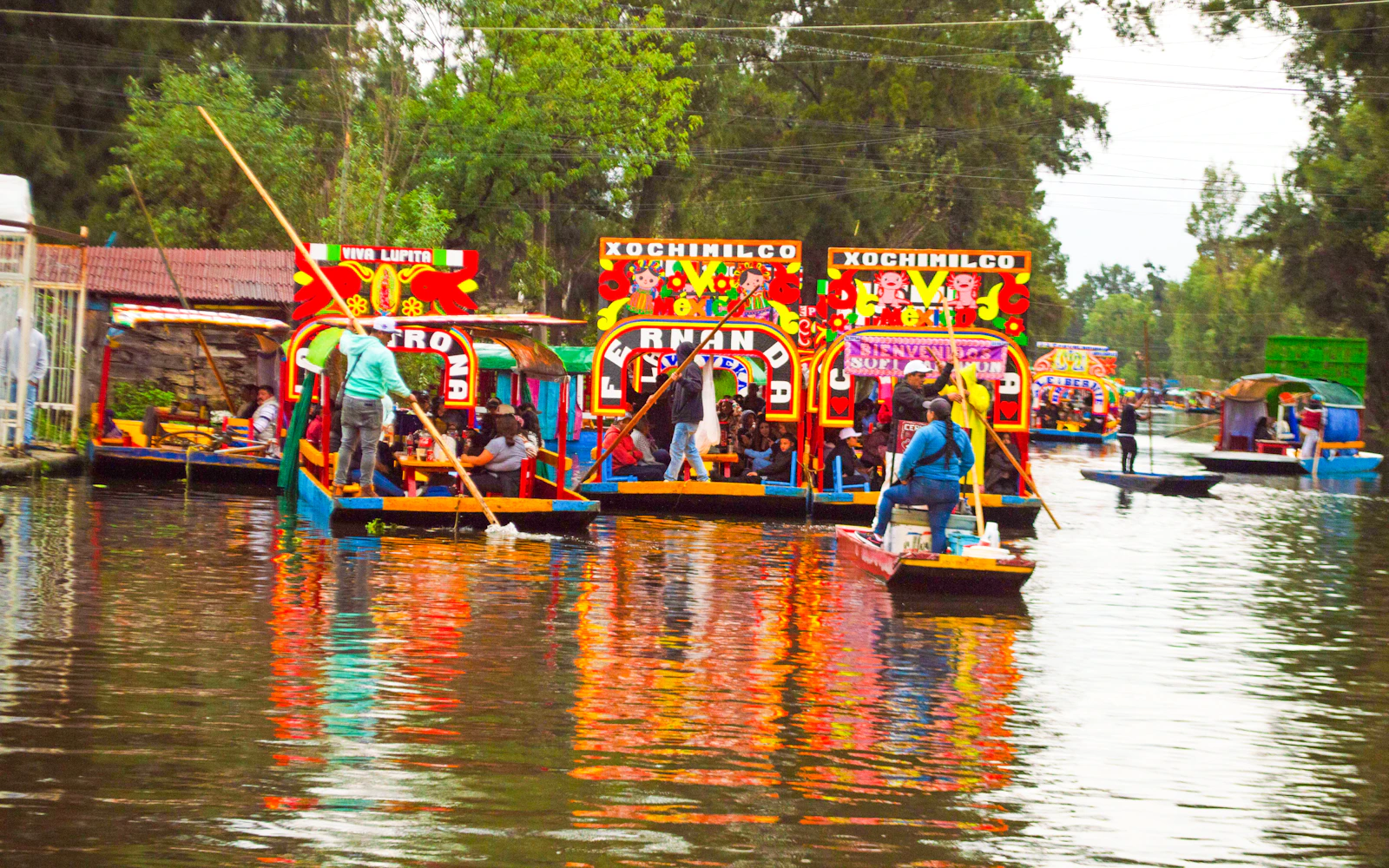 Xochimilco, Coyoacán & UNAM Guided Tour with Trajinera Ride Image 2