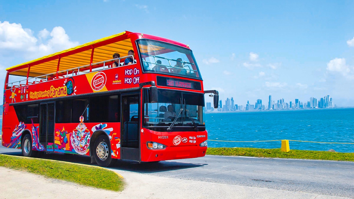 Un autobus Hop-on Hop-off a Panama