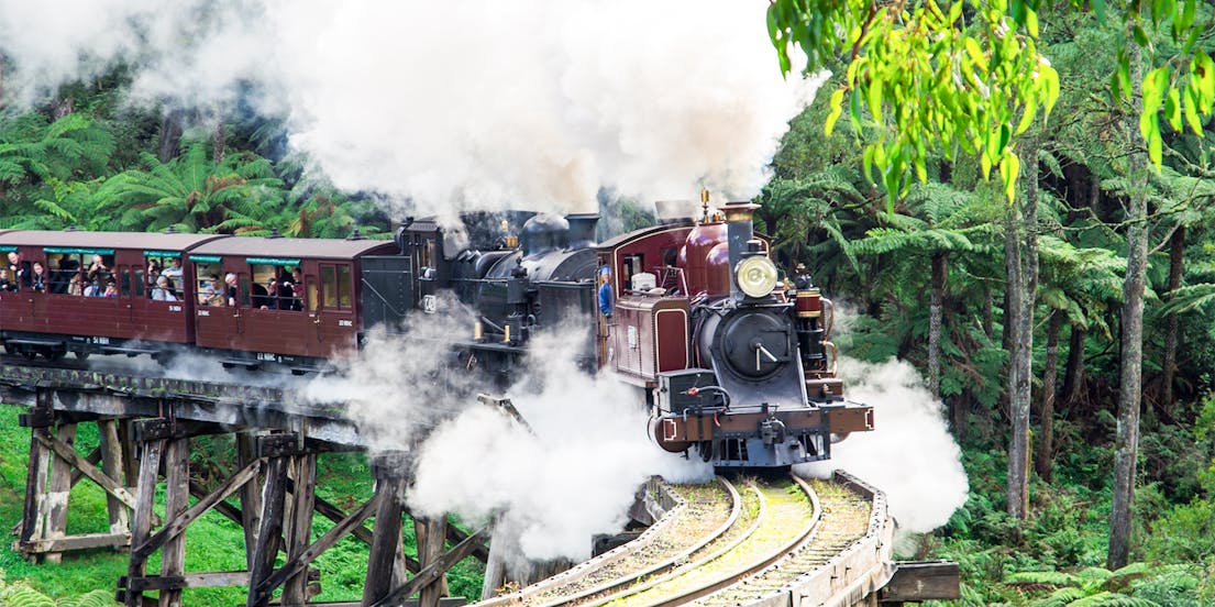 Visites avec le Puffing Billy