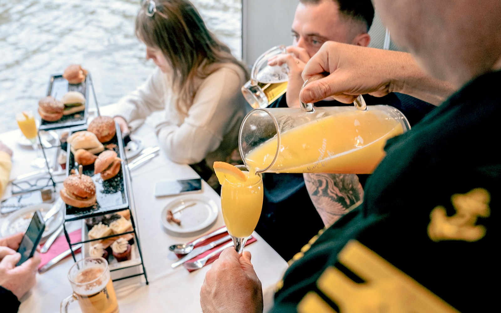 Brunch on the cruise